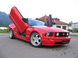 Mustang 99-04 BOLT- ON LAMBO DOORS - VERTICAL DOORS